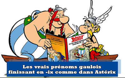Les vrais prénoms gaulois finissant en -ix Erwan Colson